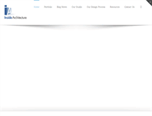 Tablet Screenshot of insidearchitecture.com